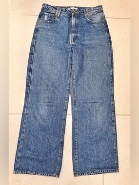 Zara Dark Wash Straight Leg Jeans